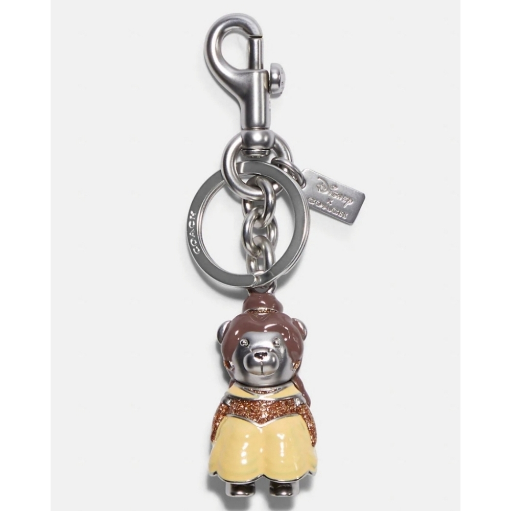 Disney X Coach Belle Bear Bag Charm